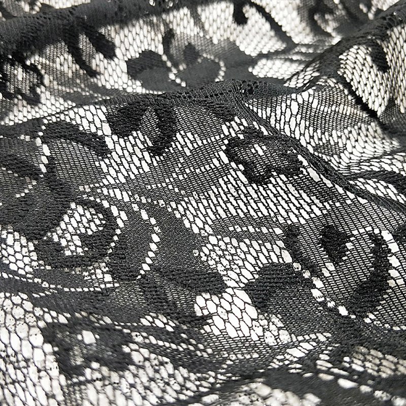 Lace Fabric Dress Jacquard Polyester Warp Knit for Women's Wear Wholes 4
